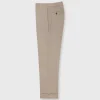 Online Sid Mashburn Dress Trouser Wheat Wool Hopsack