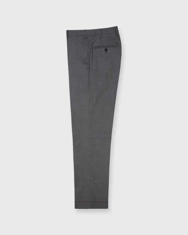 Hot Sid Mashburn Dress Trouser Mid-Grey Wool Hopsack