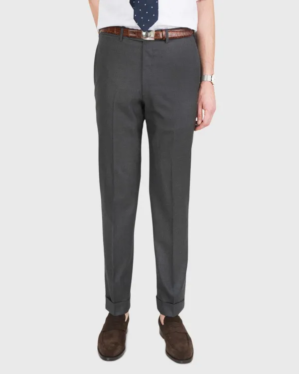 Outlet Sid Mashburn Dress Trouser Charcoal Lightweight Twill