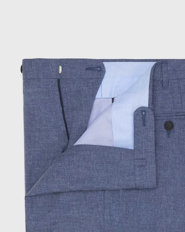 Best Sid Mashburn Dress Trouser Blue Mix Plainweave