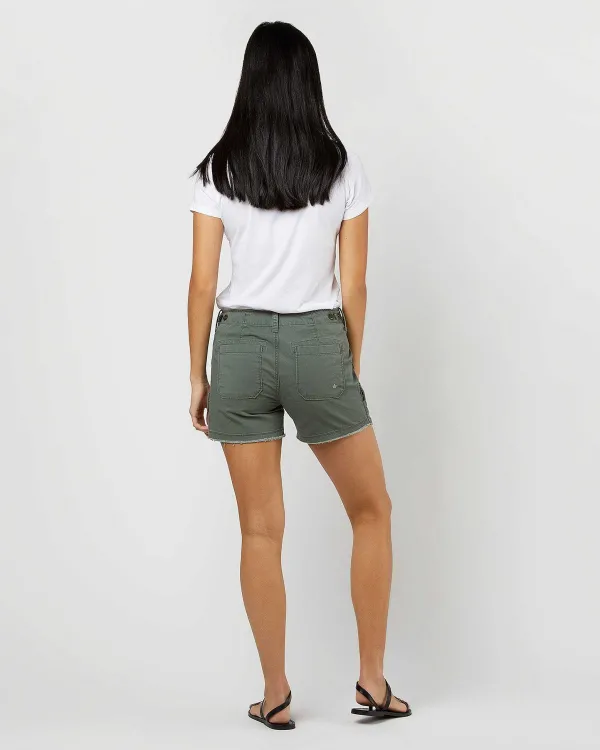 Online G1 Goods Drill Short Army Green