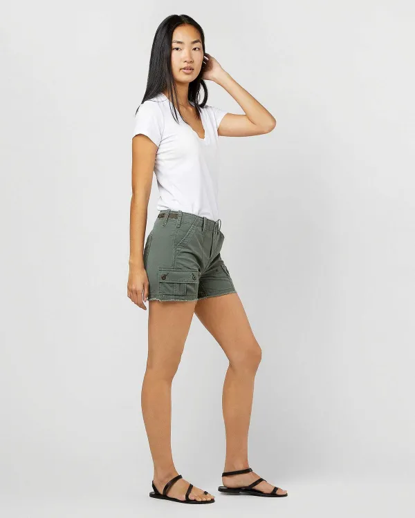 Online G1 Goods Drill Short Army Green