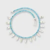 Store Gogo Jewelry Exclusive Petal Necklace Blue/Sterling