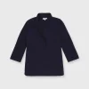 Cheap Ann Mashburn Fanny Shirt Navy Wool Seersucker