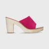 Flash Sale K. Jacques Ficus Heel Raspberry Suede