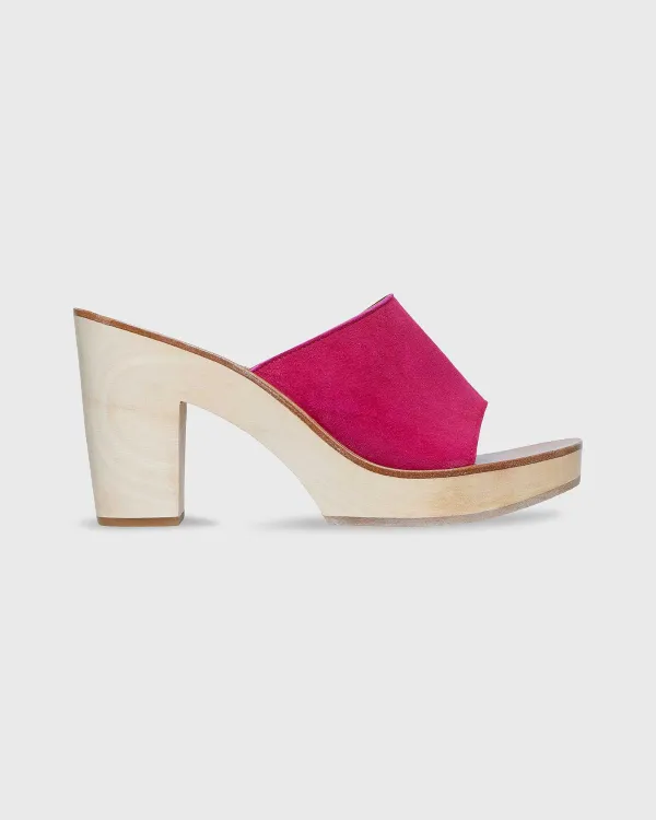 Flash Sale K. Jacques Ficus Heel Raspberry Suede