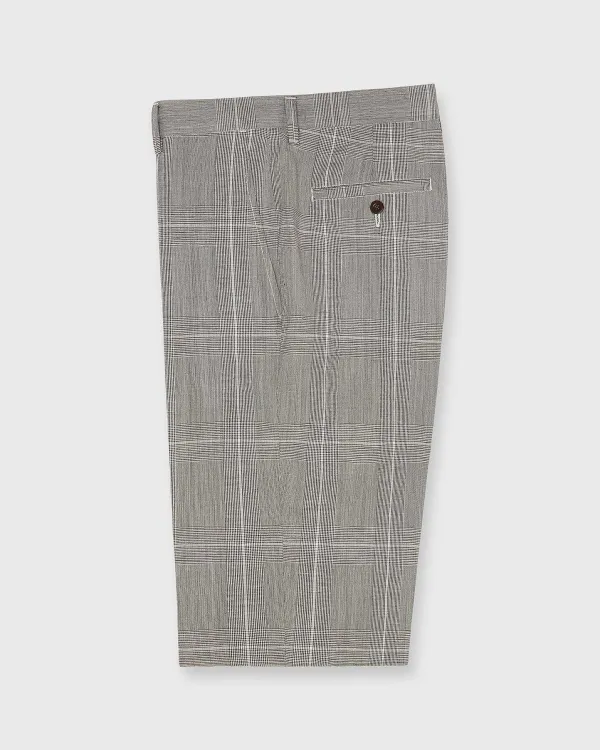 Fashion Sid Mashburn Field Trouser Flax/Chocolate Glen Plaid Plainweave