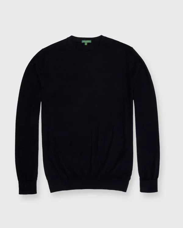 Online Sid Mashburn Fine-Gauge Crewneck Sweater Black Cashmere