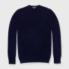 Cheap Sid Mashburn Fine-Gauge Crewneck Sweater Navy Cashmere