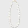 Outlet Ann Mashburn Flat Disk Cowbone Beads Ivory