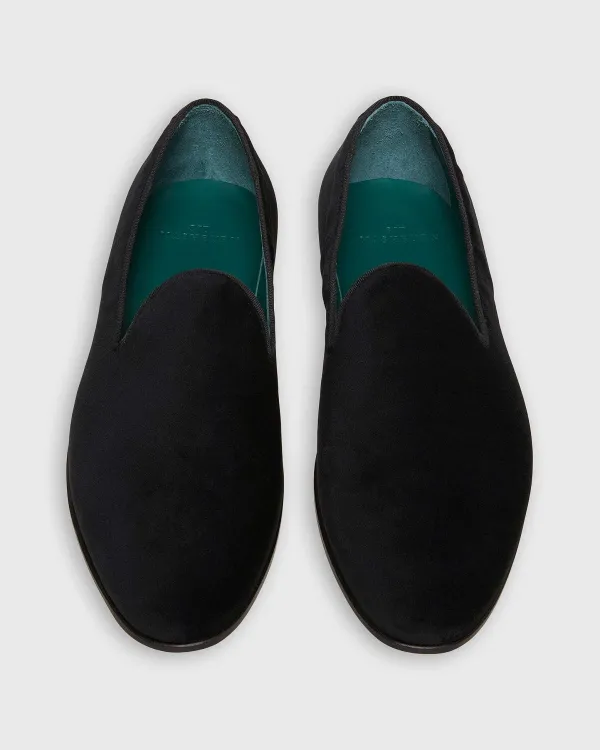 Flash Sale Sid Mashburn Formal Slipper Black Velvet