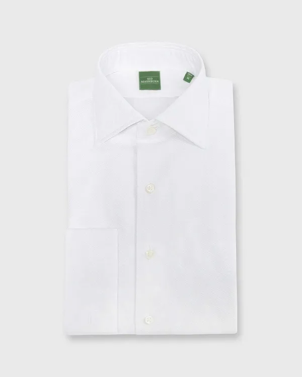 Best Sid Mashburn French-Cuff Bib-Front Tuxedo Shirt White Pique/Poplin