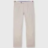 Discount Sid Mashburn Garment-Dyed Pleated Sport Trouser Stone Ap Lightweight Twill