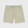 New Sid Mashburn Garment-Dyed Short Sand Cotolino Twill