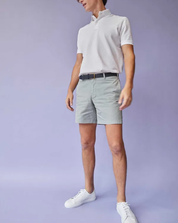 Cheap Sid Mashburn Garment-Dyed Short Sage Ap Lightweight Twill