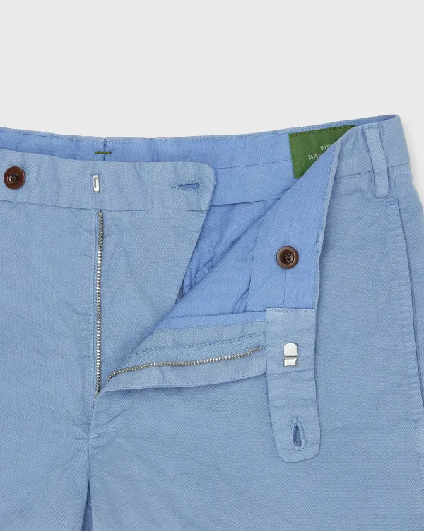 Discount Sid Mashburn Garment-Dyed Short Cornflower Cotolino Twill