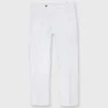 Flash Sale Sid Mashburn Garment-Dyed Sport Trouser White Cotolino Twill