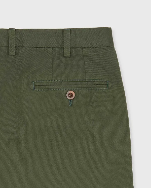 Best Sale Sid Mashburn Garment-Dyed Sport Trouser Spruce Ap Lightweight Twill