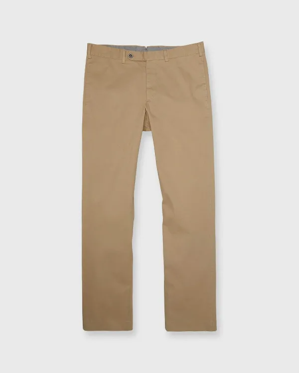 Discount Sid Mashburn Garment-Dyed Sport Trouser Khaki High Ridge Twill