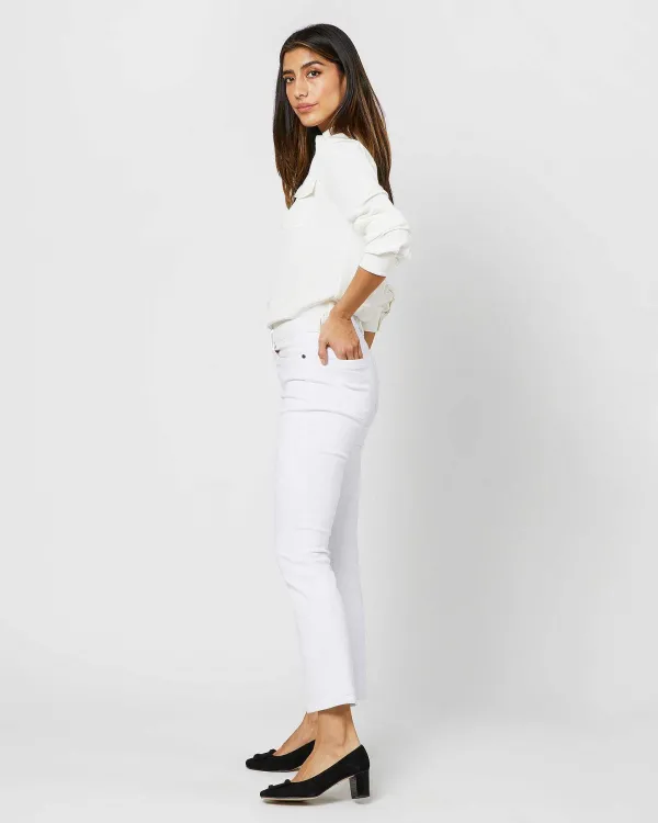 Fashion Ann Mashburn Hannah Blouse Ivory Silk Crepe De Chine