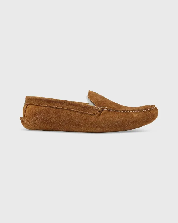 Online Sid Mashburn House Slippers Sand Suede