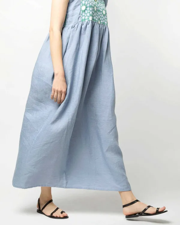 Shop Nina Leuca Jilly Dress Blue/Green