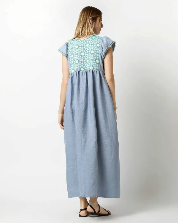 Shop Nina Leuca Jilly Dress Blue/Green