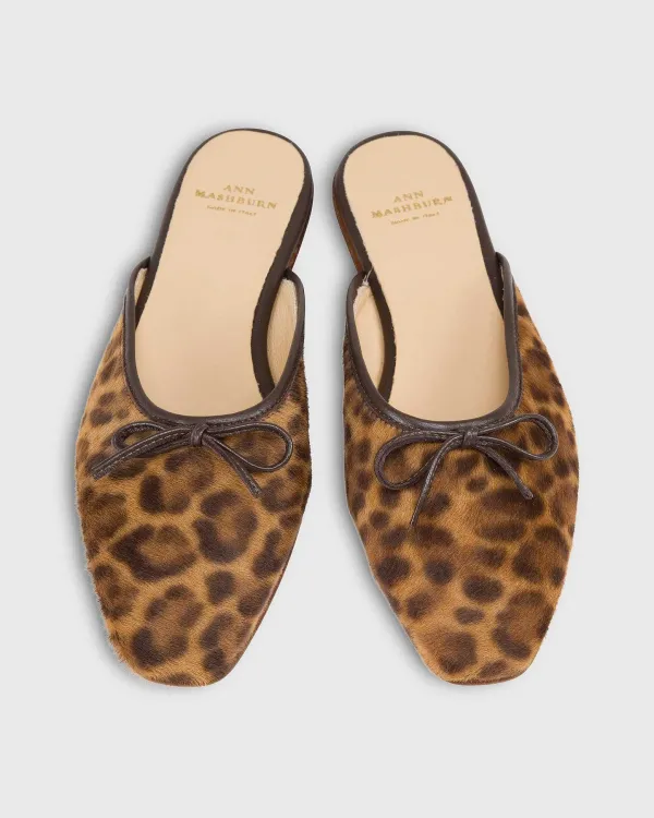 Online Ann Mashburn Joy Mule Savana Leopard Pony