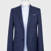 Shop Sid Mashburn Kincaid No. 2 Jacket Blue Wool Hopsack