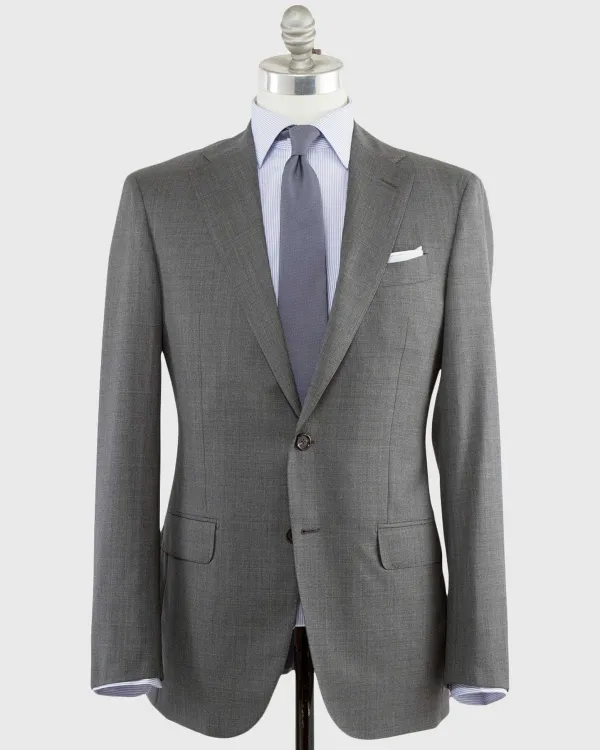 Flash Sale Sid Mashburn Kincaid No. 3 Suit Oxford Grey Sharkskin