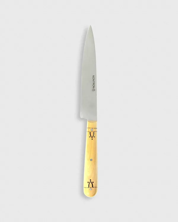 Outlet Nontron Kitchen Knife No. 12 Woodburned Boxwood