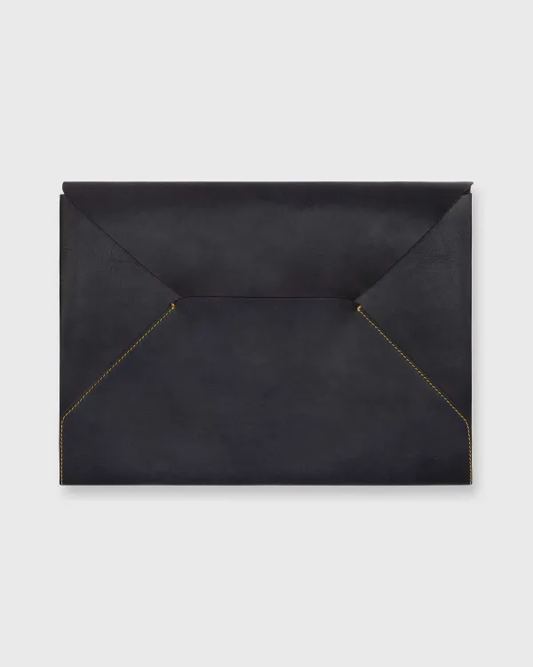 Fashion Mashburn Laptop Case Navy Leather