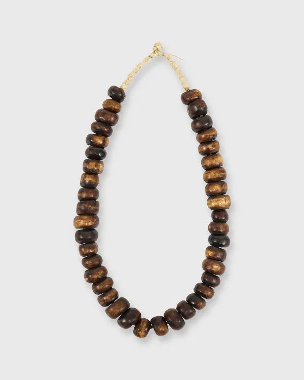 Hot Ann Mashburn Large Cowbone Beads Brown