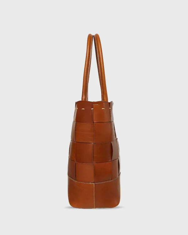 Online Ann Mashburn Large Jane Bag English Tan Leather