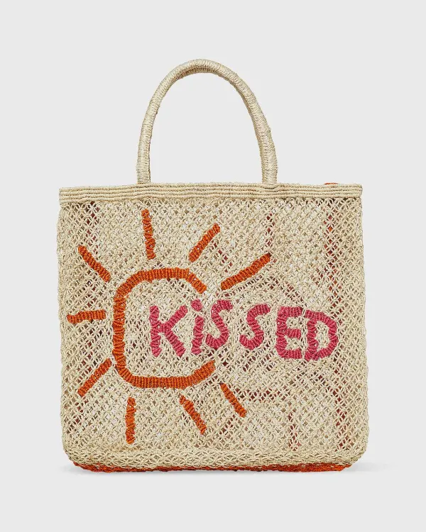 Sale the Jacksons Large Sun Kissed Tote Natural/Pink