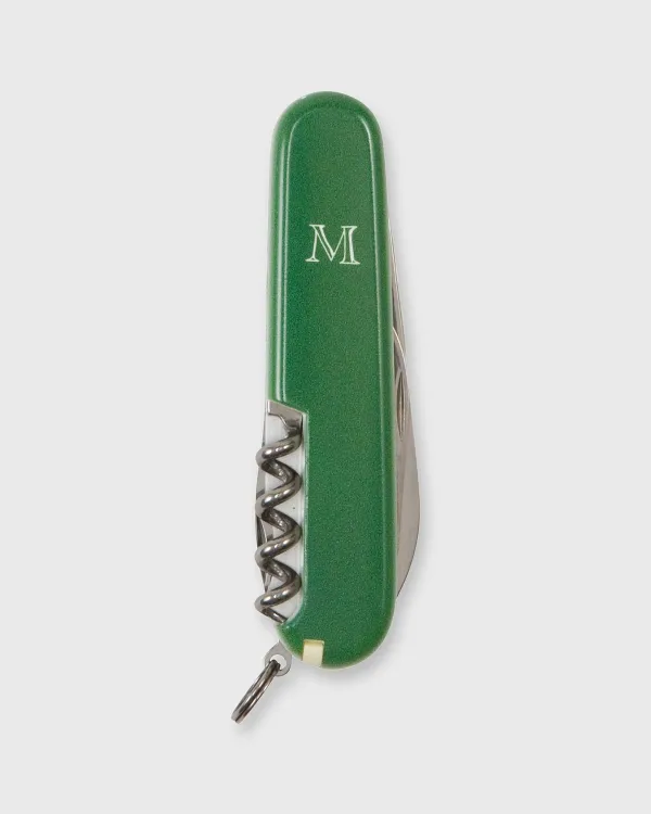 Fashion Victorinox for Sid Mashburn Large Swiss Army Knife Green/White Mashburn "M"