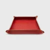 Store Mashburn Large Tray Red Leather