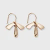 Flash Sale Helena Rohner Leaf And Drop Earrings Gold-Plated Brass