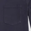 Fashion Sid Mashburn Long-Sleeved Pocket Tee Navy Heavy Jersey