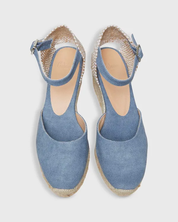 Store Castañer Low Carol Espadrille Citadel Canvas