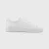 Flash Sale Sid Mashburn Low-Top Lace-Up Sneaker White Perforated Leather