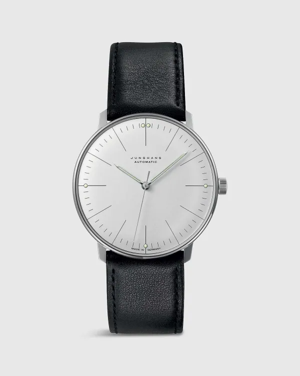 Online Junghans Max Bill Automatic Watch Silver Dial/Black Strap