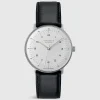 Online Junghans Max Bill Automatic Watch With Number Dial Silver Dial/Black Strap