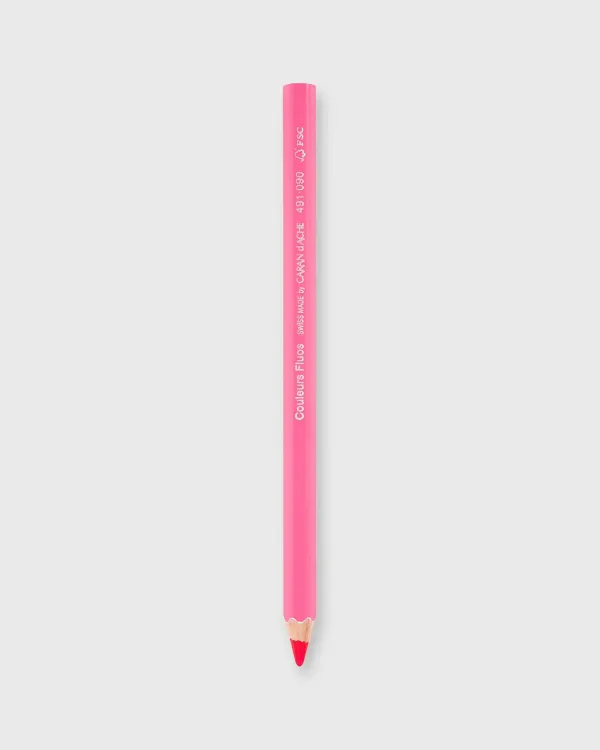 Best Sale Caran d'Ache Maxi Pencil Fluo Pink