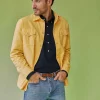 Best Sid Mashburn Military Jacket Yellow Lightweight Canvas