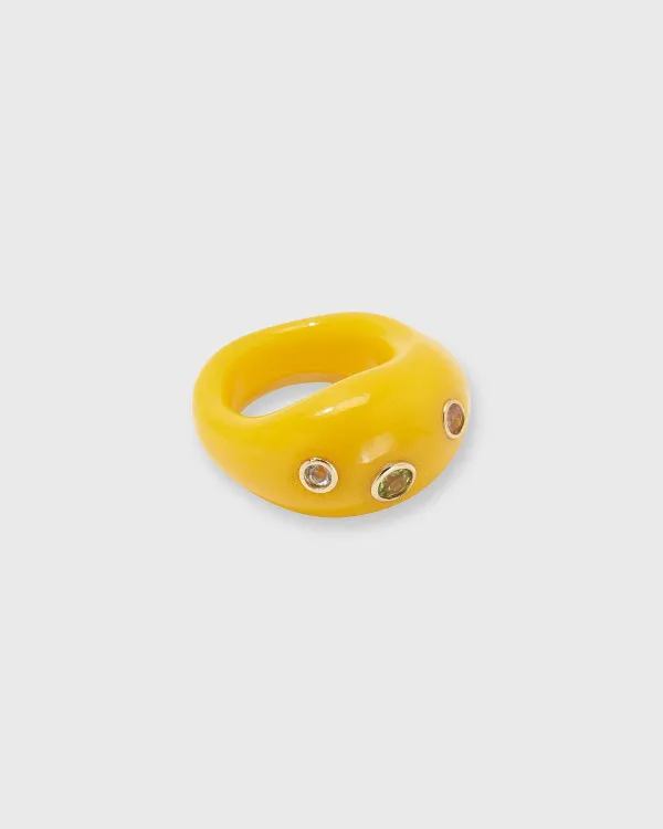 Discount Lizzie Fortunato Monument Ring Saffron