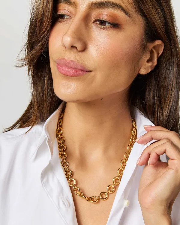 Clearance Lizzie Fortunato Mood Necklace Gold