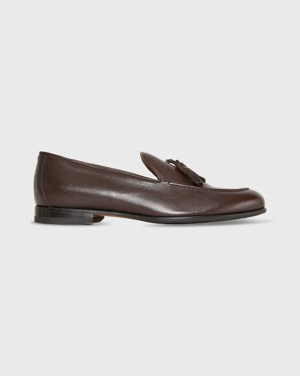 Hot Sid Mashburn Nassau Tassel Loafer Espresso Calfskin