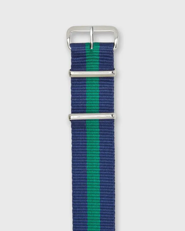 Store Sid Mashburn Nato Watch Strap Navy/Green Stripe