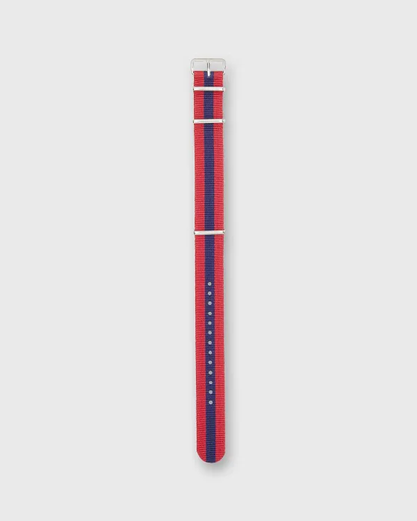 Clearance Sid Mashburn Nato Watch Strap Red/Navy Stripe